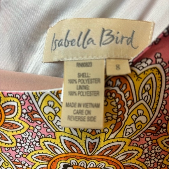 Isabella Bird Paisley Sleeveless Midi Dress Size Small‎ - Picture 3 of 6